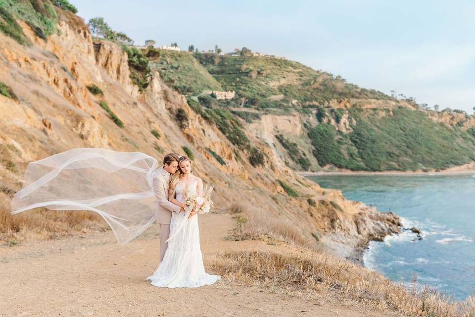 Beach-side wedding