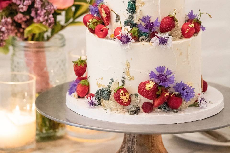 Fresh fruit cake by Lael Cakes