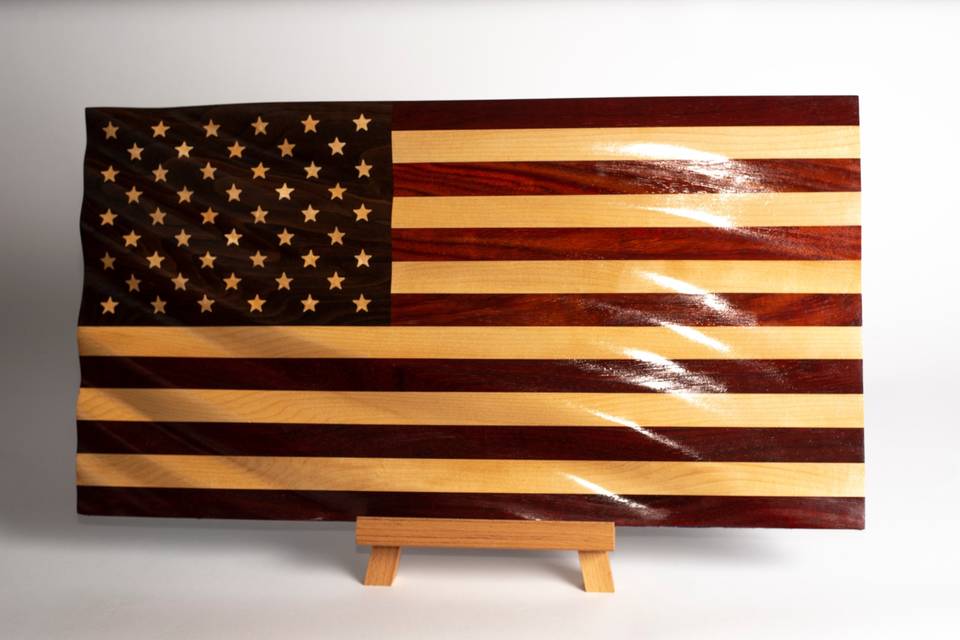 American Waving Flag Wall pc