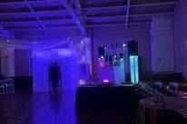 My dj booth with selfie booth