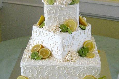 Embellished cake