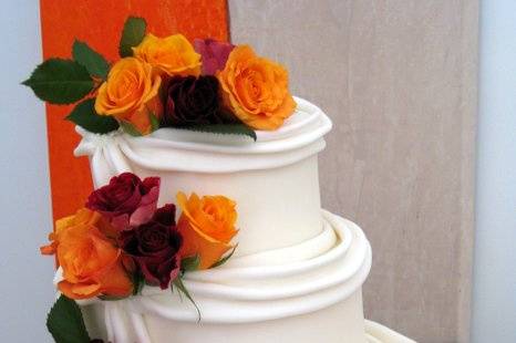 Cake with flowers