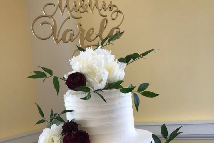 Cake with flowers