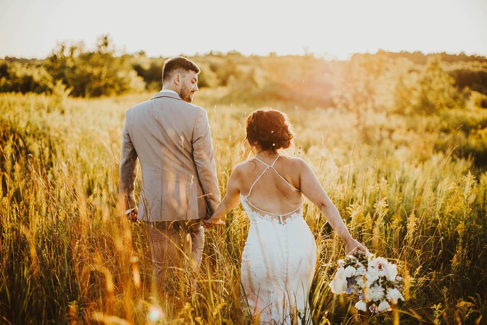 Walking through Fields of Gold