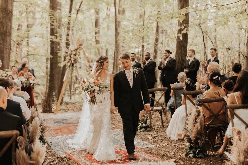 Ceremony Site in Woods