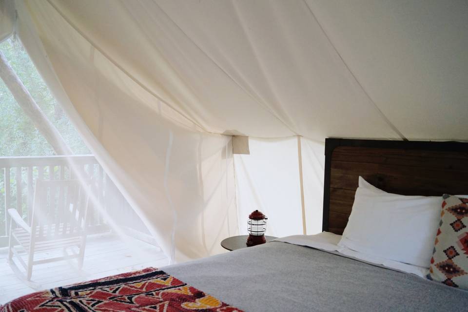 Safari style tent