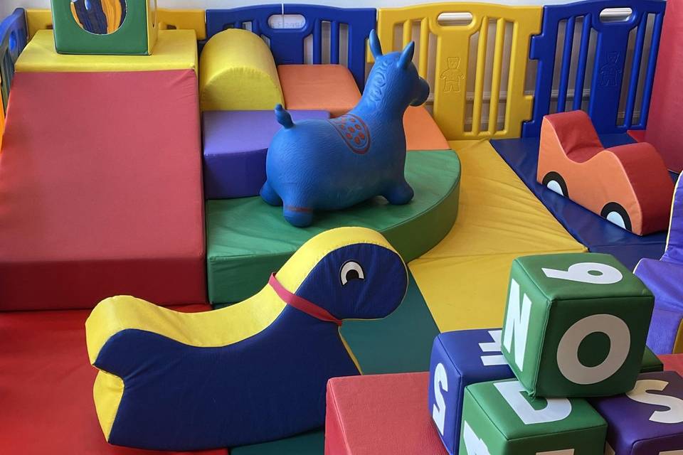 Soft play rocking horse