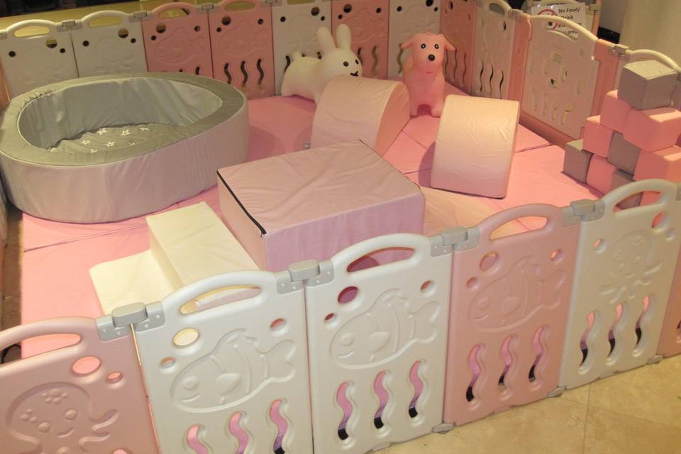 Indoor pink package