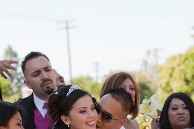 Wedding, reception, corinthian, St. Lucy's Catholic Church, san jose