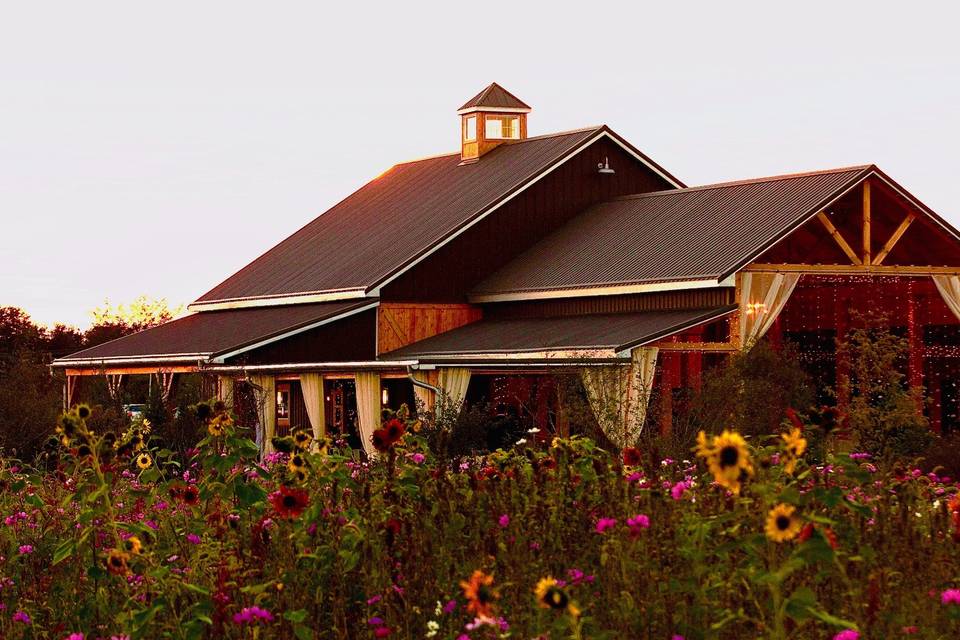 Reception and ceremony barn