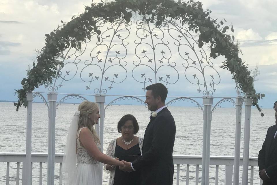 The exchanging of the vows!