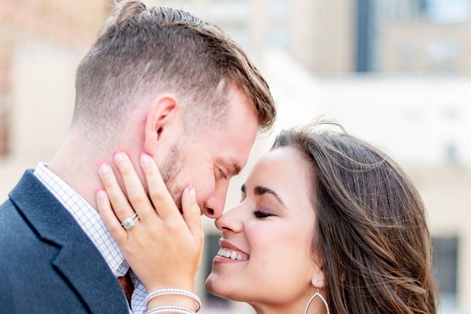 Rooftop Engagement Shoot