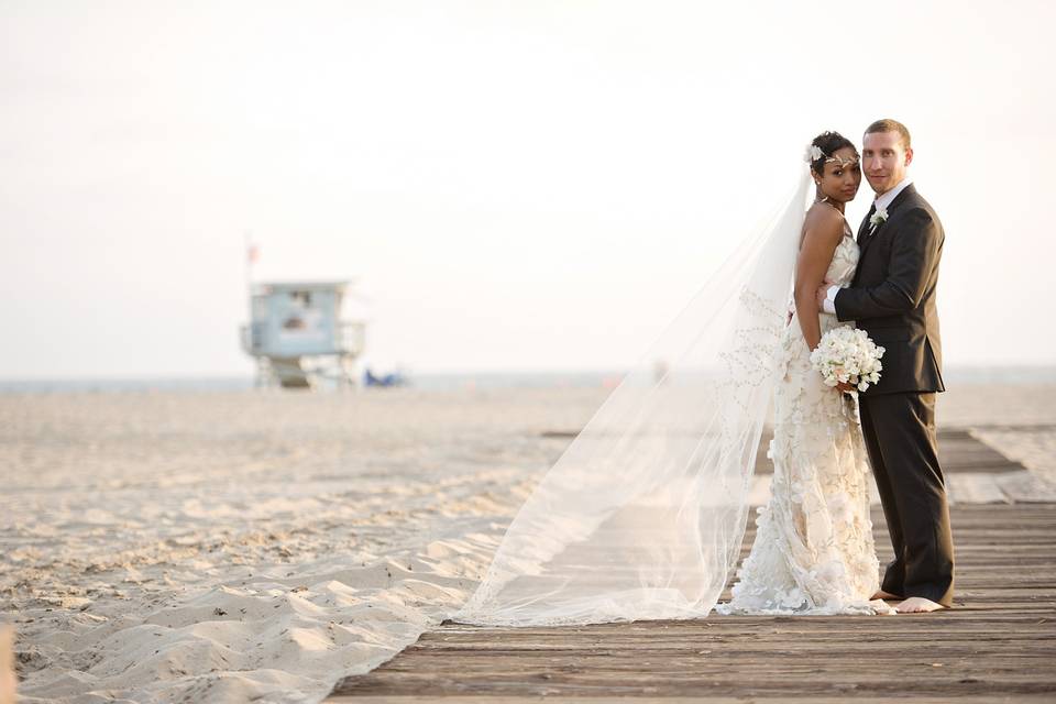 Vintage Inspired Beach Wedding