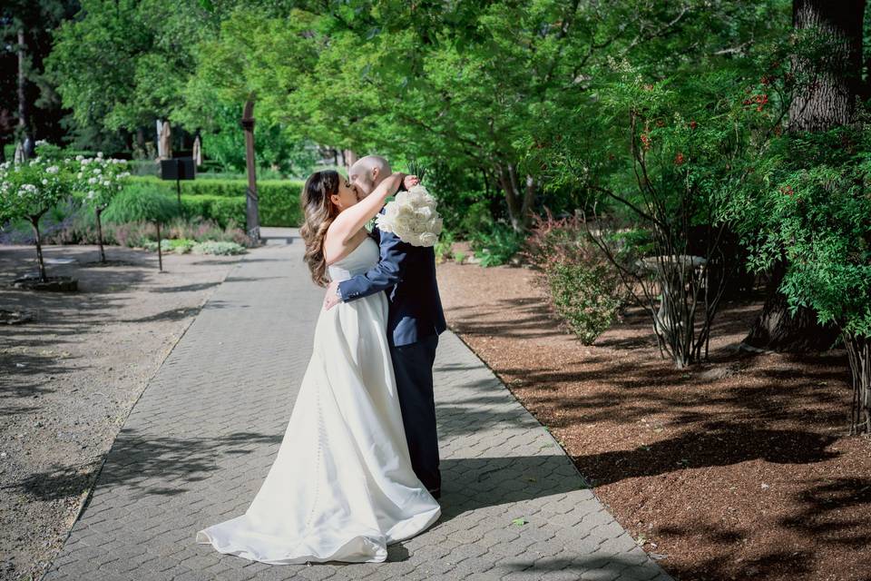 Intimate wedding moments photo