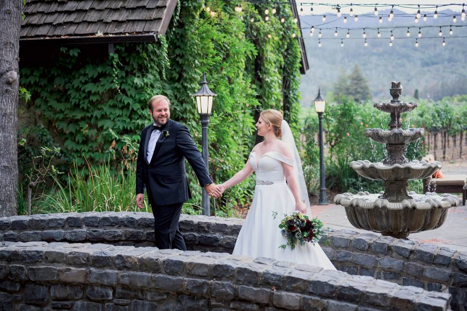 Intimate wedding moments photo