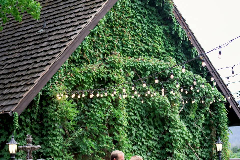 Intimate wedding moments photo