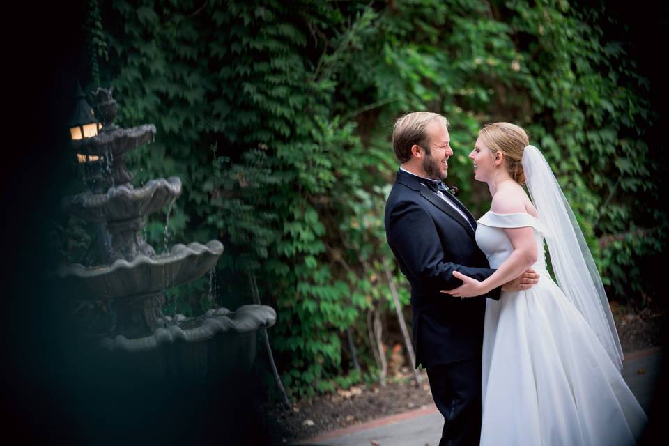 Intimate wedding moments photo