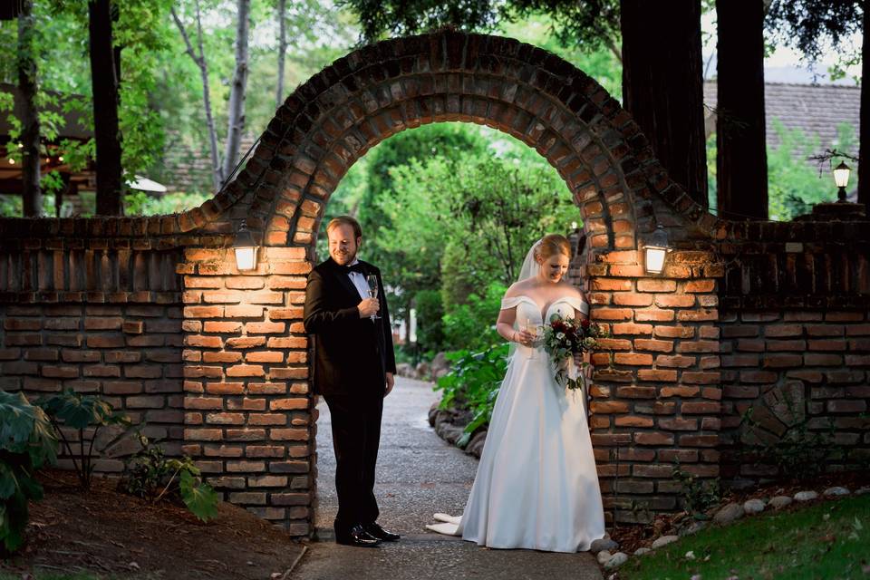 Intimate wedding moments photo