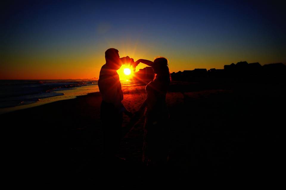 Creative couple portrait