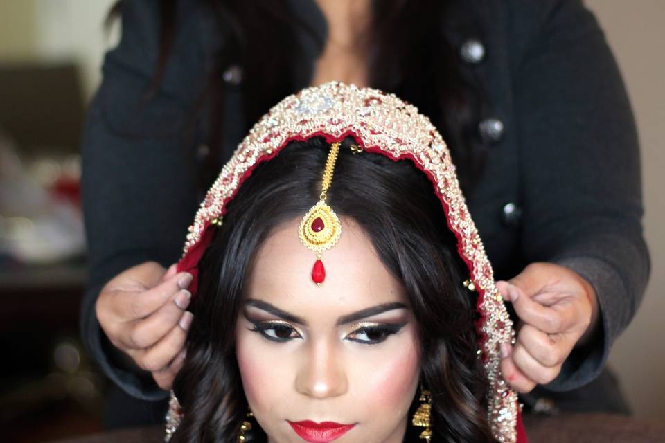 Styling the bride