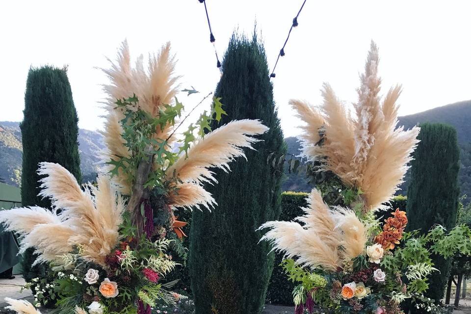 Pampas grass ceremony