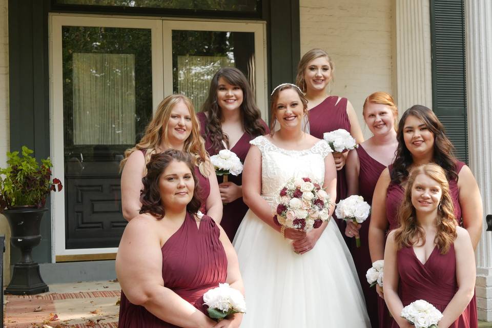 Paris Kentucky bridal party