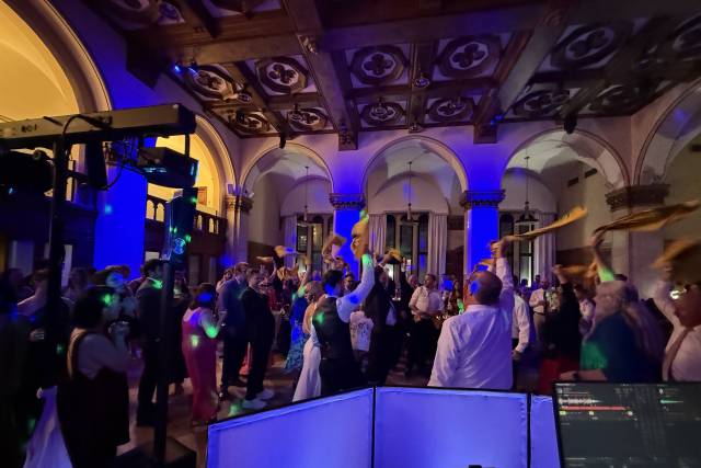 Reception with LED