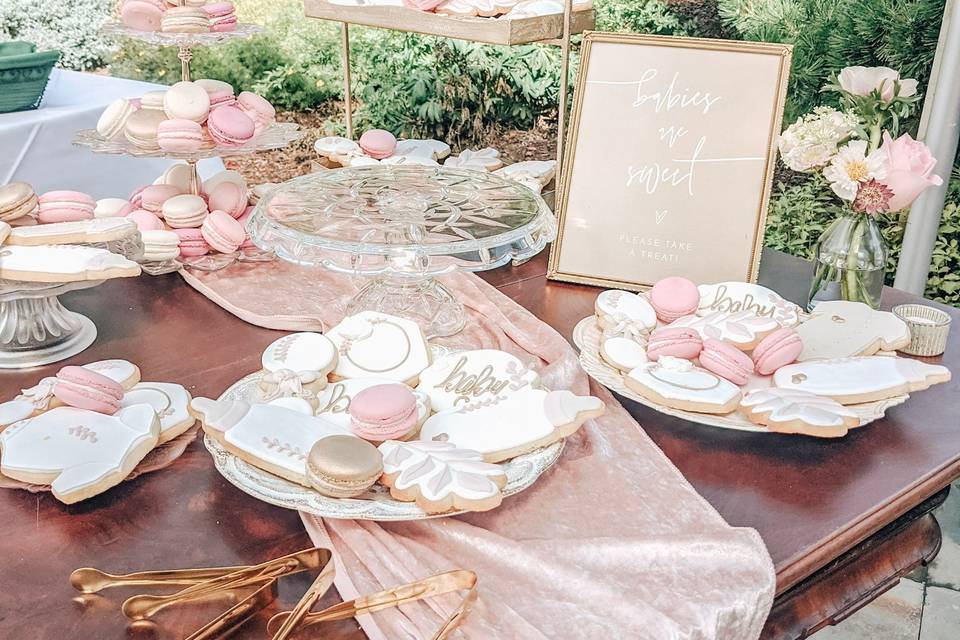 Pretty in Pink Dessert Display