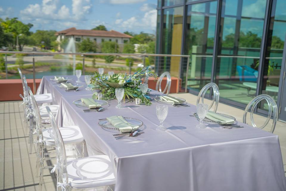 Balcony seating