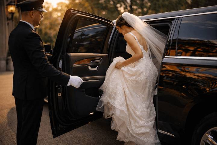 Bride-entering-luxury-wedding-