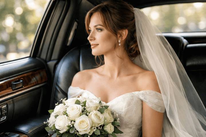 Bride-inside-luxury-wedding-li