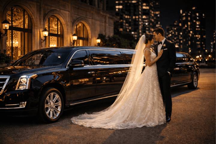 Luxury-wedding-stretch-limo
