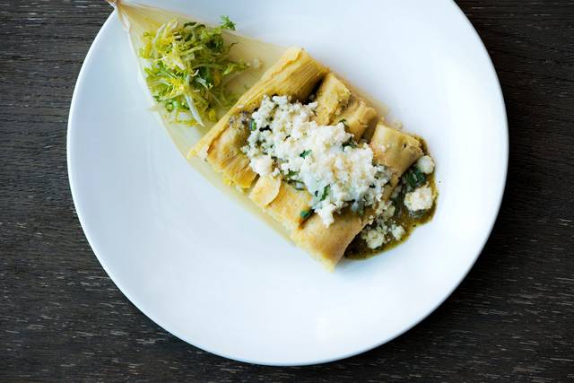 Corn and Goat Cheese Tamales
