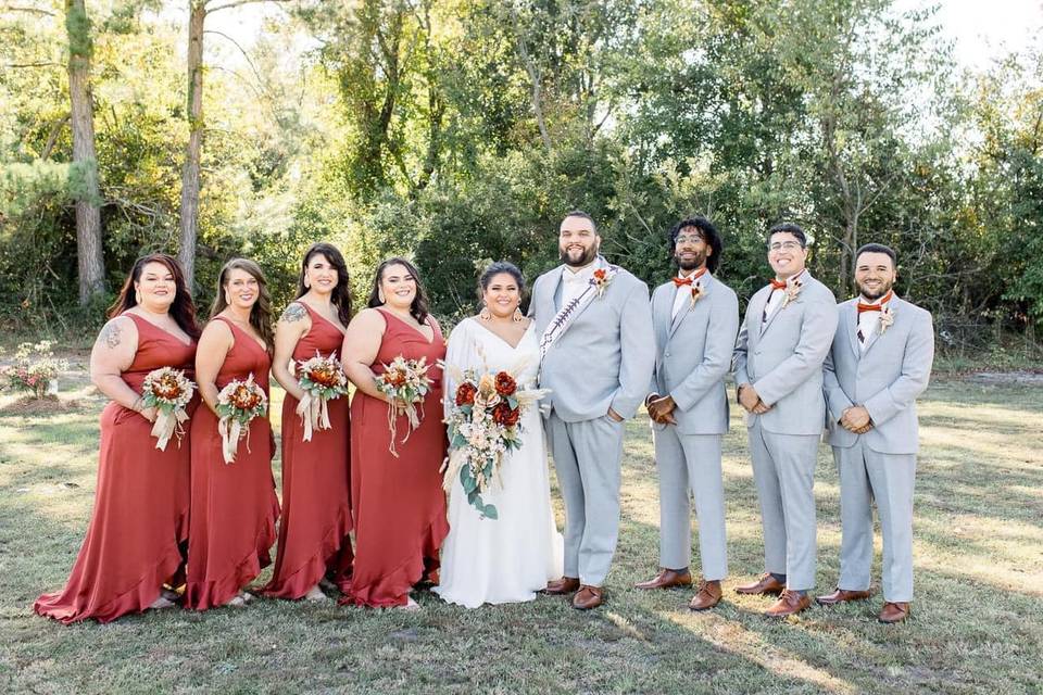 The Dail's Bridal Party