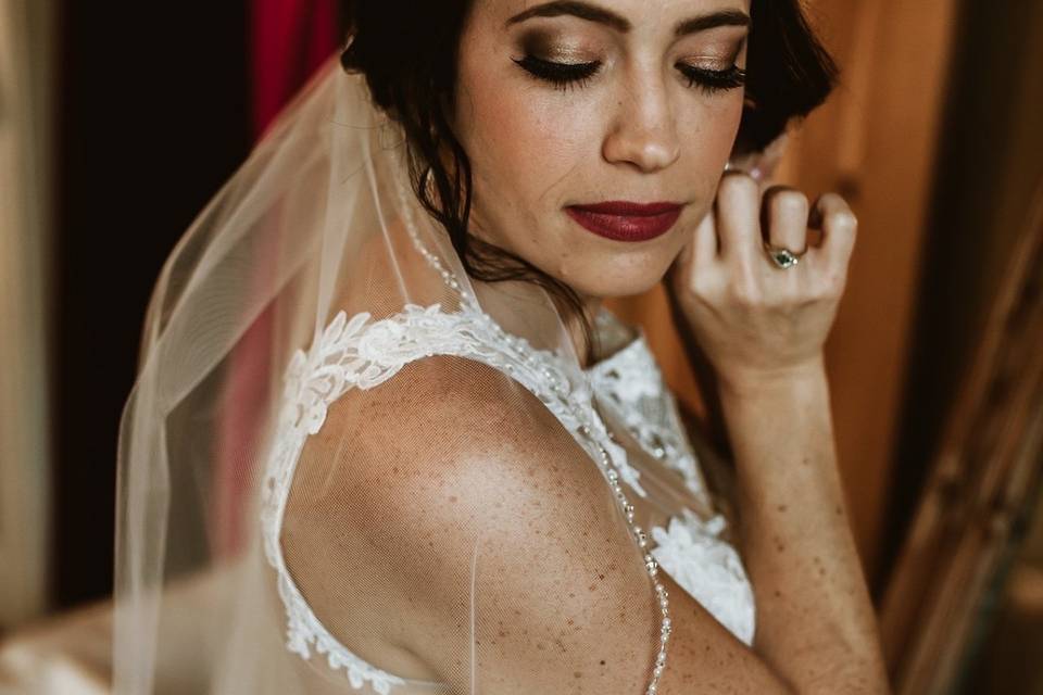 A glowing bride