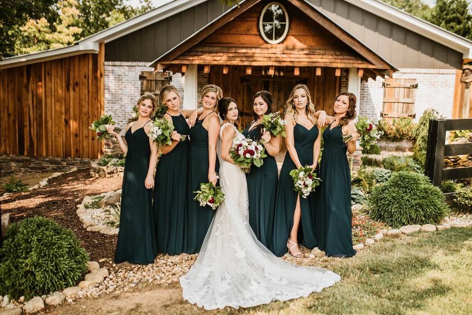 A rustic country wedding