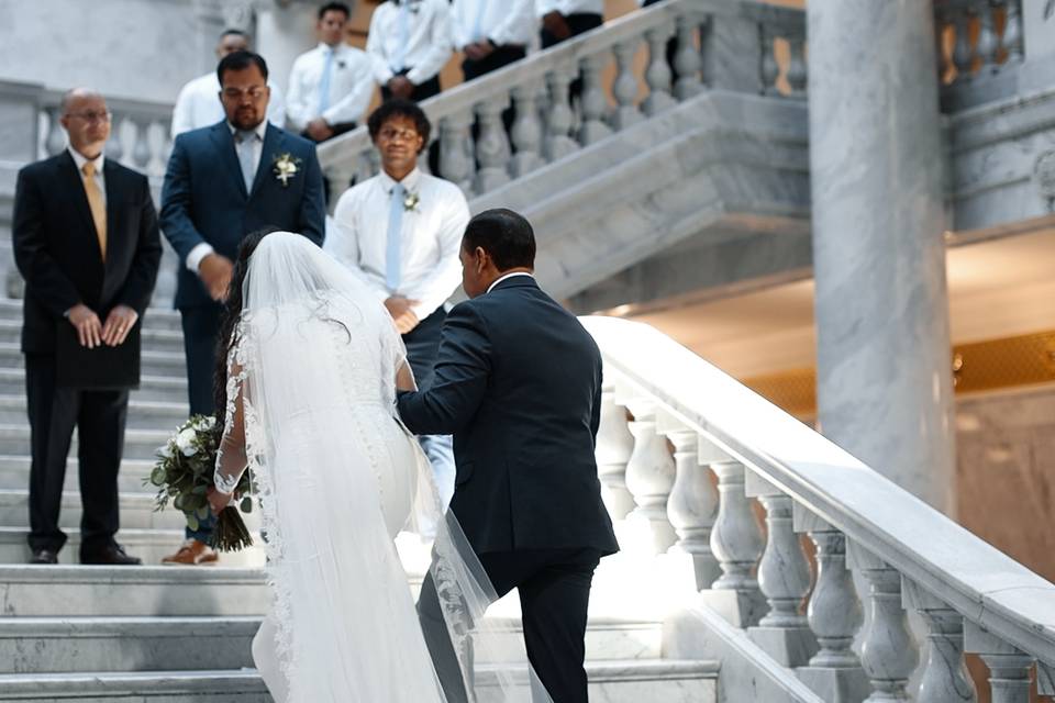Utah wedding ceremony