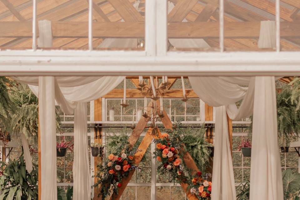 Greenhouse wedding