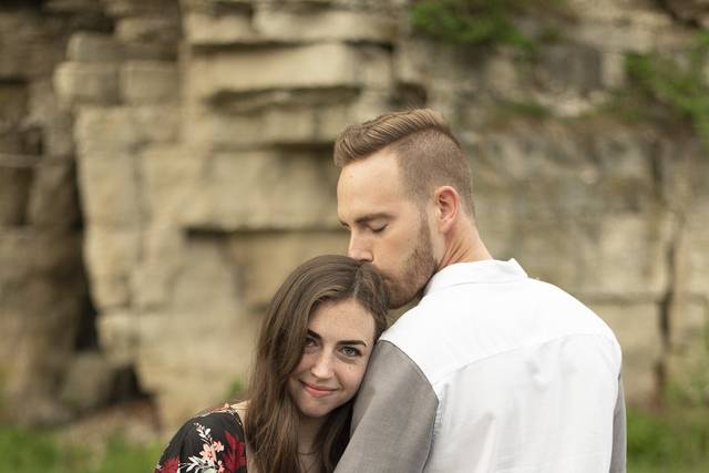 Engagement - high cliff