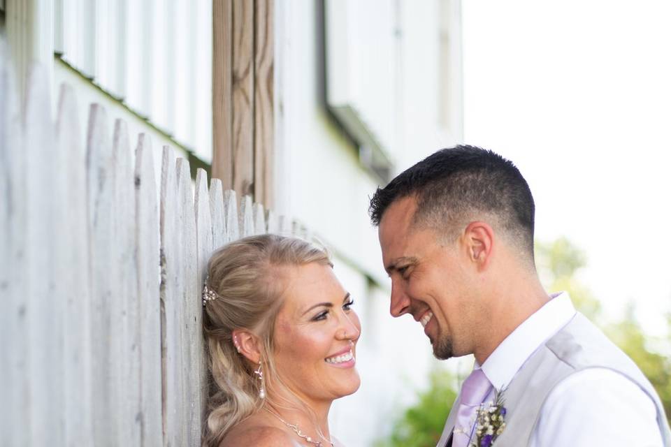 Simply country barn wedding