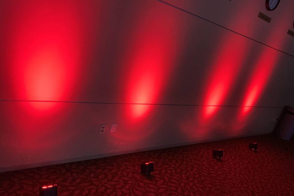 Red Uplighting