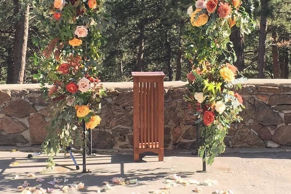 Fall Arbor Decor