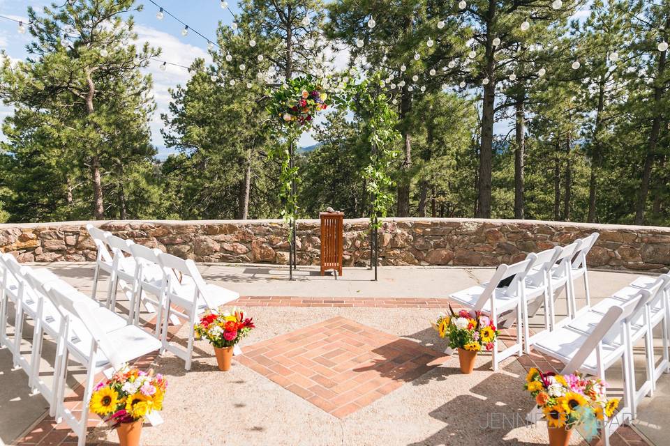 Back Patio Ceremony