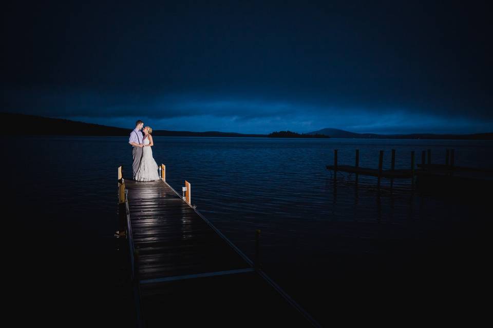 Twilight Portrait by the Lake