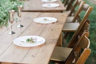 Small Oval Silver Trays — Birdie in a Barn | Vintage Event Rentals  |Murrieta CA