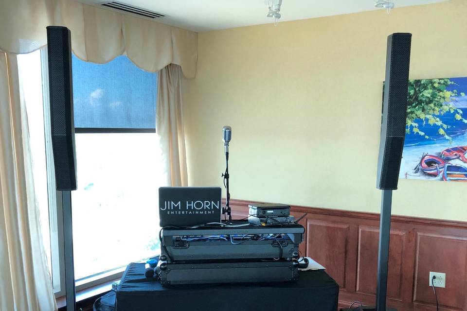 DJ setup