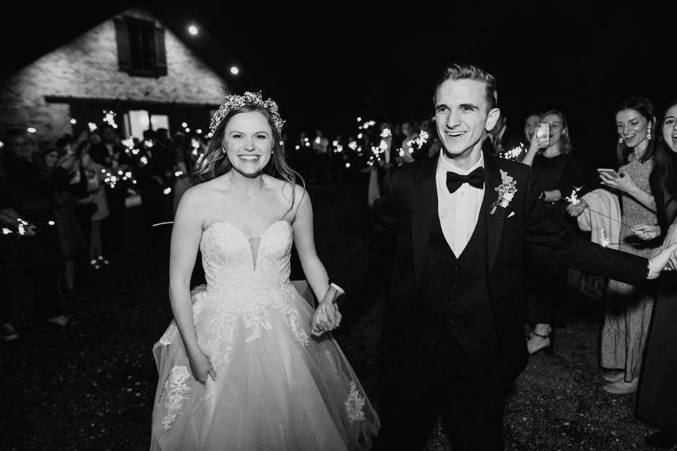 Sparkler Wedding Exit