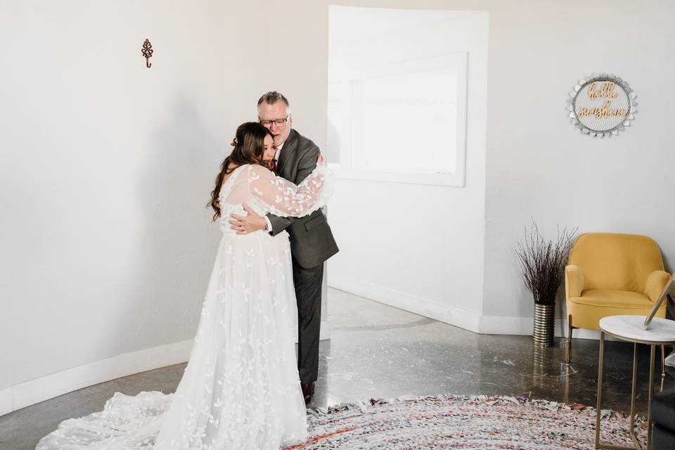 Bride and Father