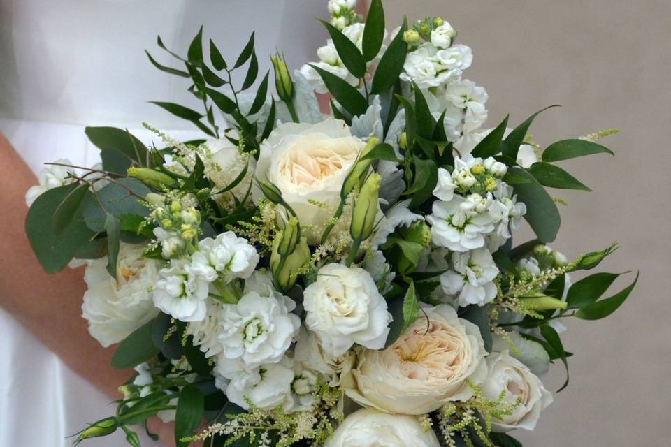 White Cloud Bridal Bouquet
