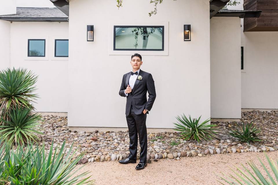 Groom portrait